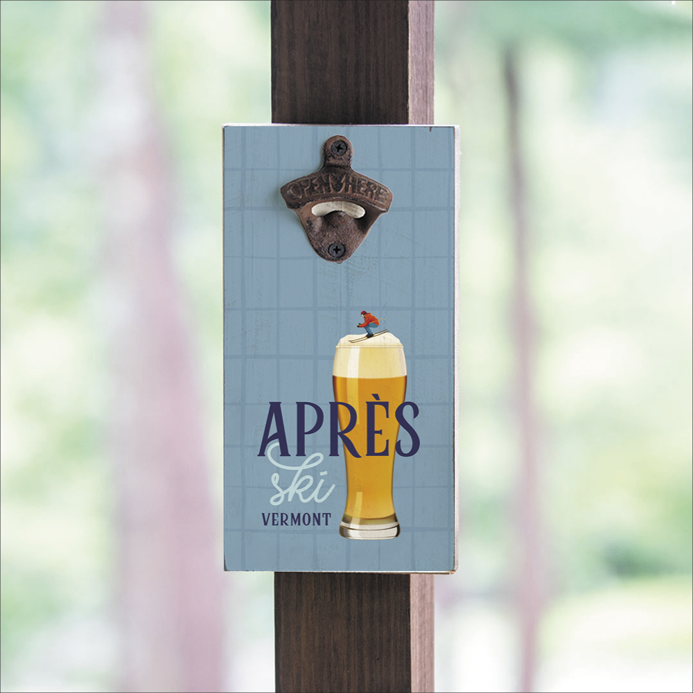 Personalized Foam Shredder Apres-Ski Bottle Opener