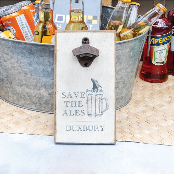 Save The Ales Personalized Bottle Opener