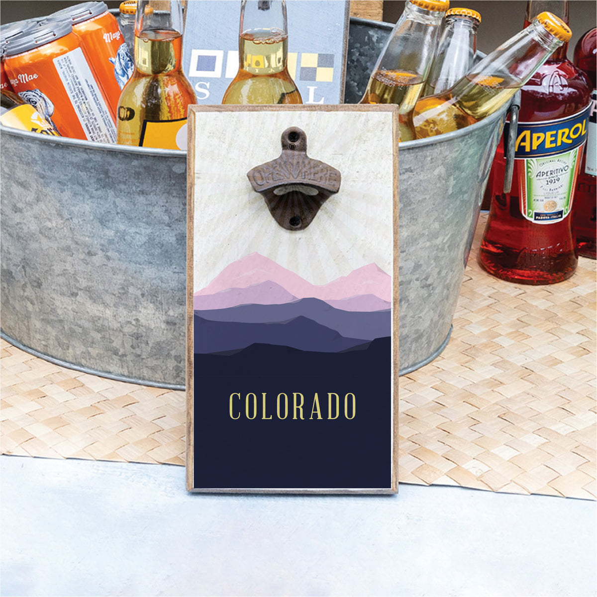 Mountain Sunshine Personalized Bottle Opener