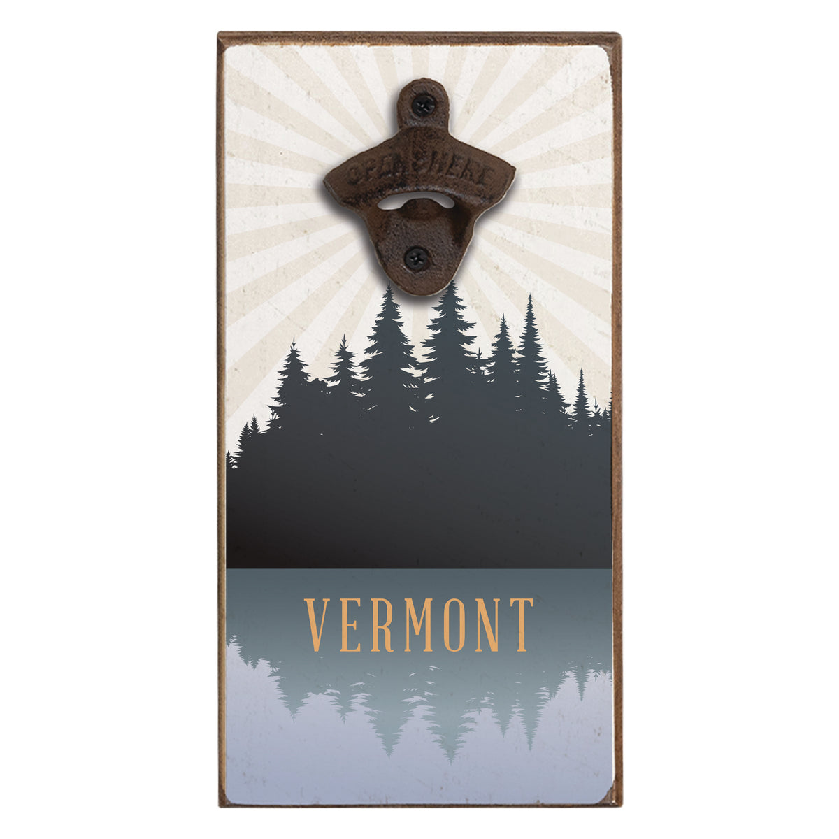 Lake Sun Shine Personalized Bottle Opener