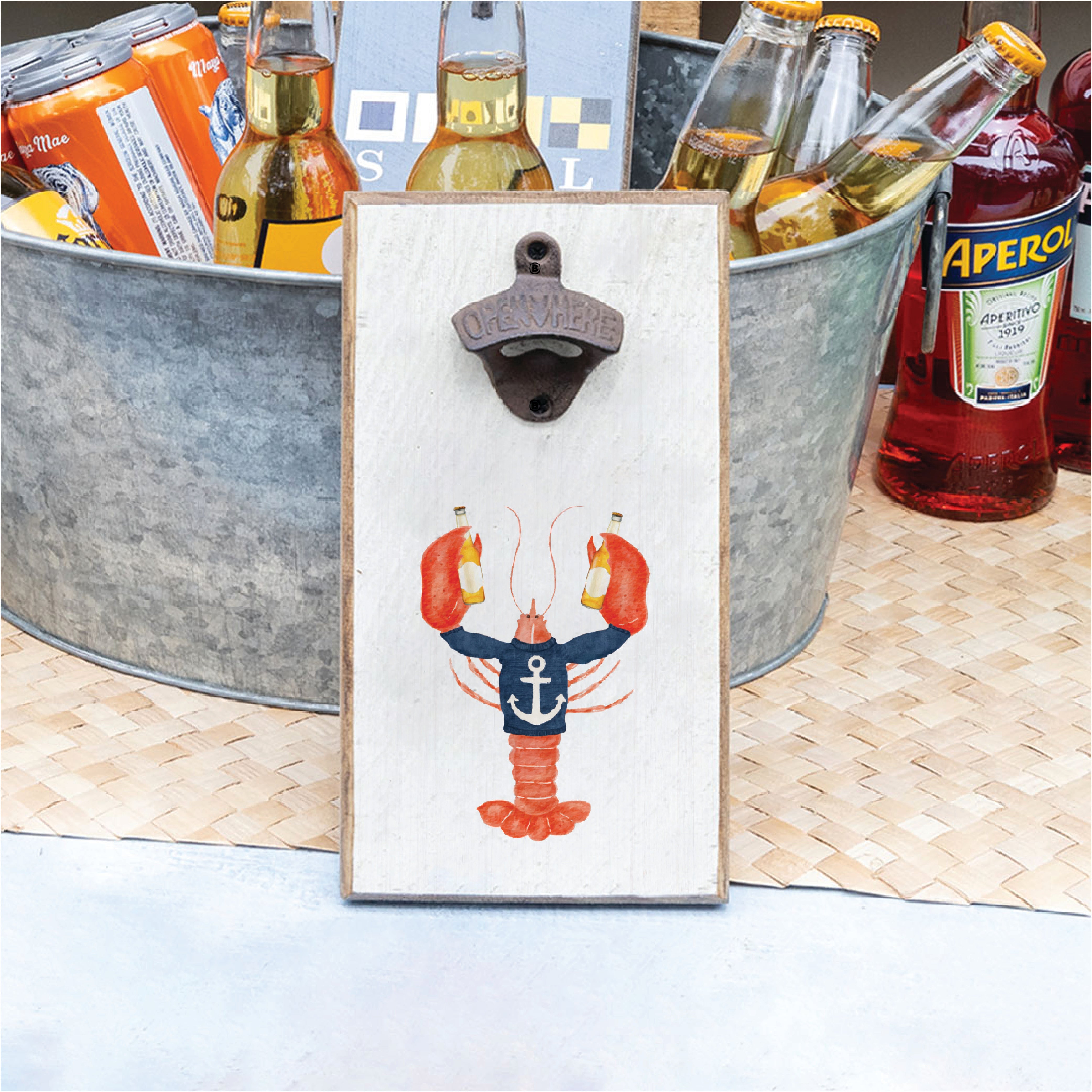 Nautical Lobster Bottle Opener - Thumbnail 2