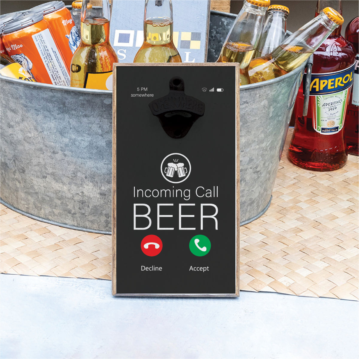 Incoming Call Beer Bottle Opener
