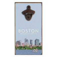 Boston Massachusett Square Bottle Opener