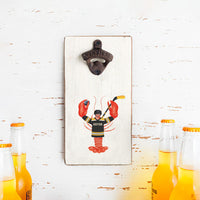 Boston Black Gold Lobster Bottle Opener