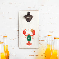 Boston 617 Green Lobster Bottle Opener