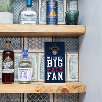 Wicked Big Pats Fan Bottle Opener