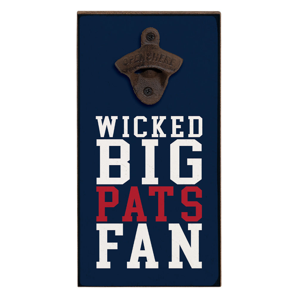 Wicked Big Pats Fan Bottle Opener