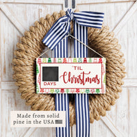 Days 'Til Christmas Twine Sign