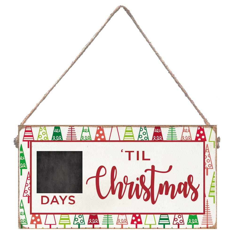 Days 'Til Christmas Twine Sign