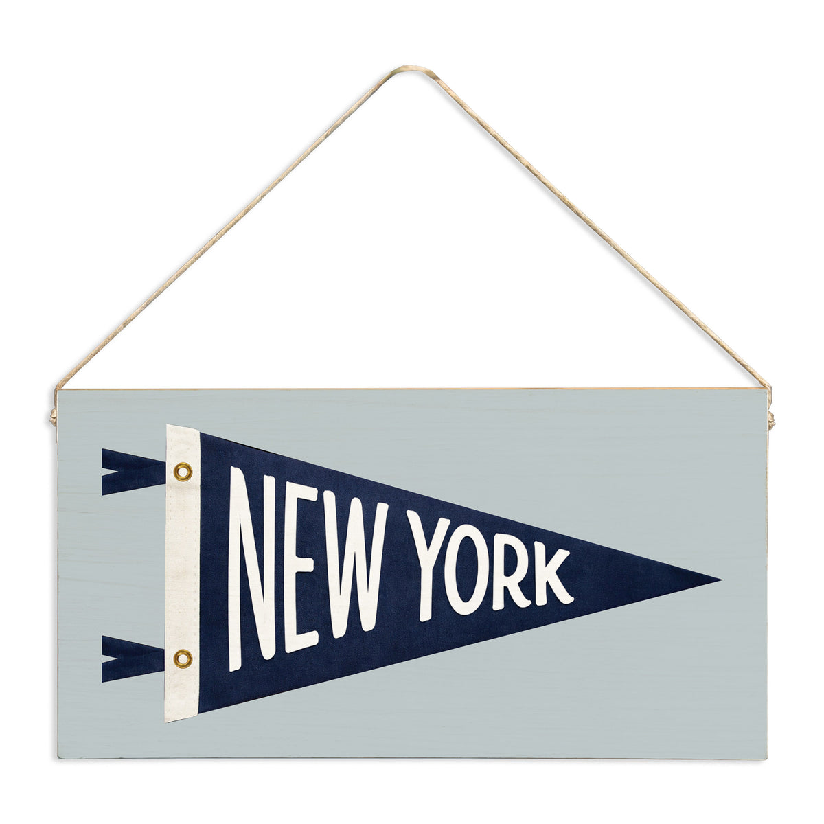 New York Pennant Twine Sign