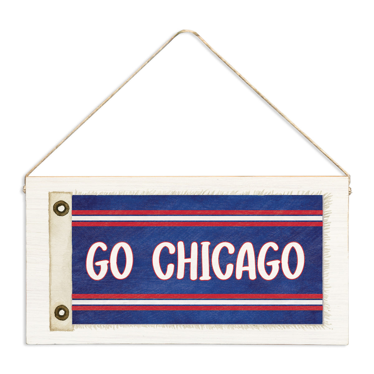 Go Chi Cubs Flag Twine Sign