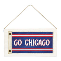 Go Chi Cubs Flag Twine Sign