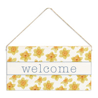 Daffodil Welcome Twine Sign