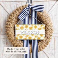 Daffodil Welcome Twine Sign