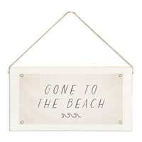 Gone To The Beach Twine Sign