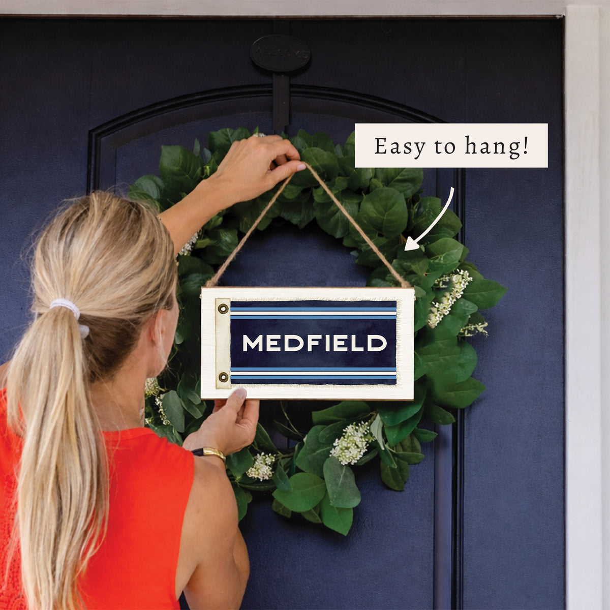 *Medfield Flag Twine Sign