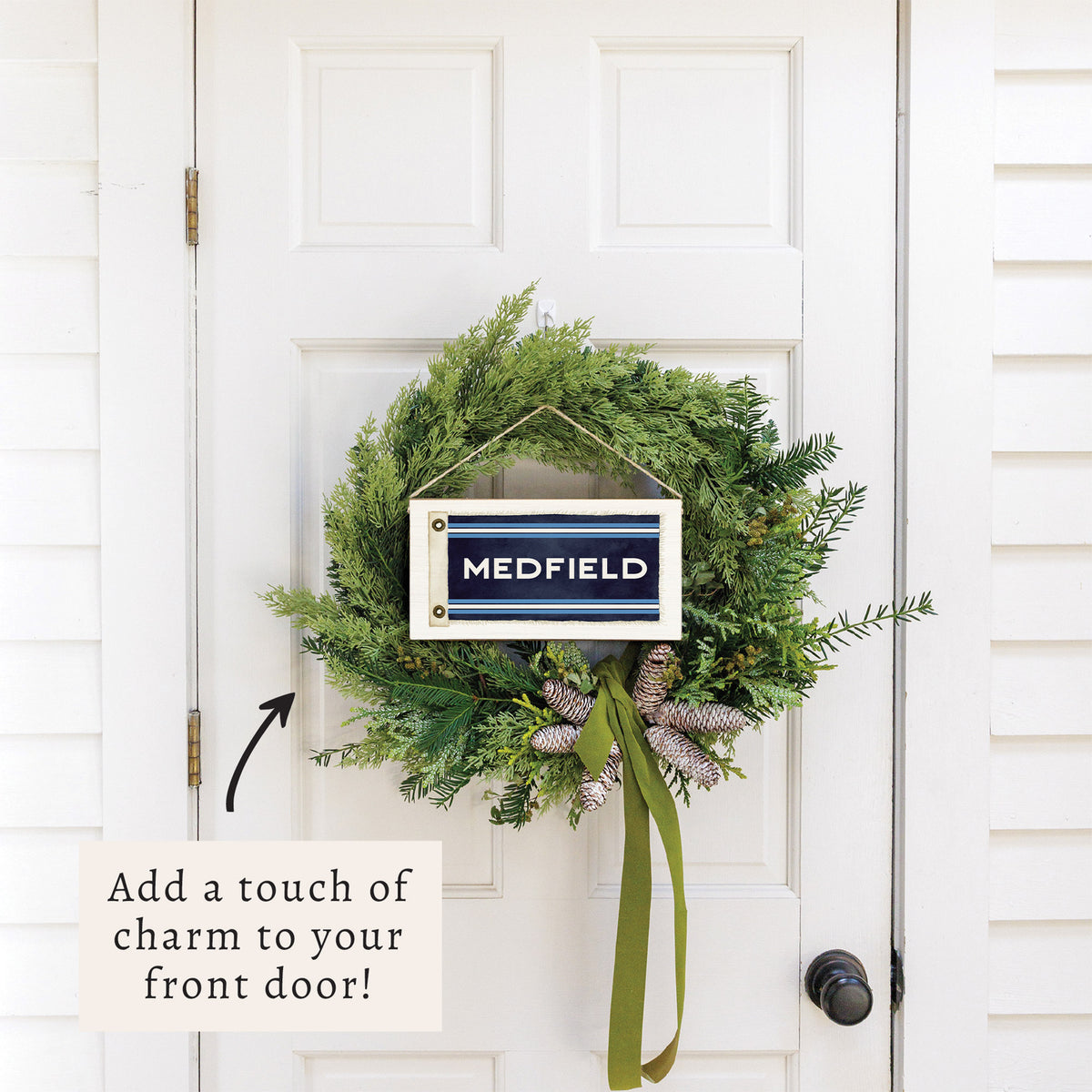 *Medfield Flag Twine Sign