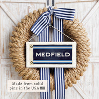 *Medfield Flag Twine Sign