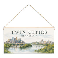 Minnesota Twin Cities Twine Sign