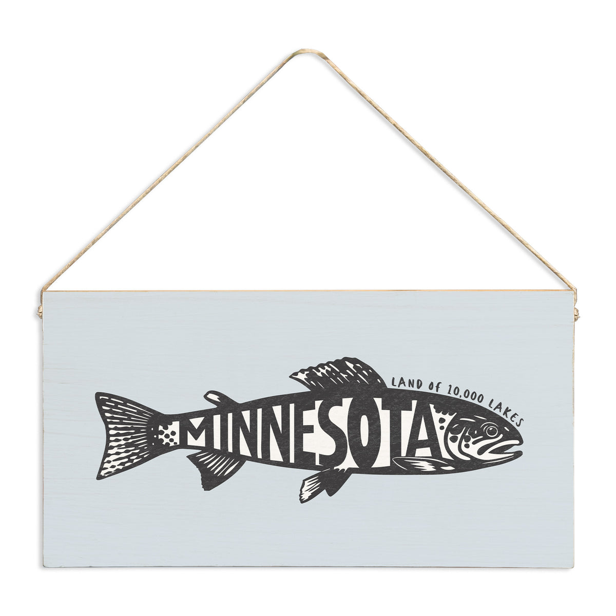 Minnesota Fish Twine Sign
