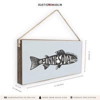 Minnesota Fish Twine Sign