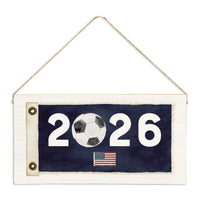 2026 Vintage USA Flag Twine Sign