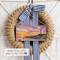 Provincetown Seascape Twine Sign