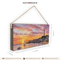 Provincetown Seascape Twine Sign