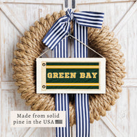 Green Bay Flag Twine Sign