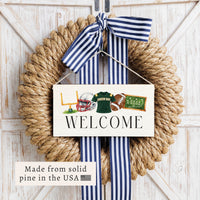 Green Bay Football Icons Twine Sign