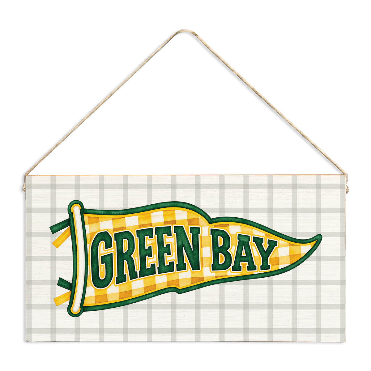 Green Bay Banner Twine Sign