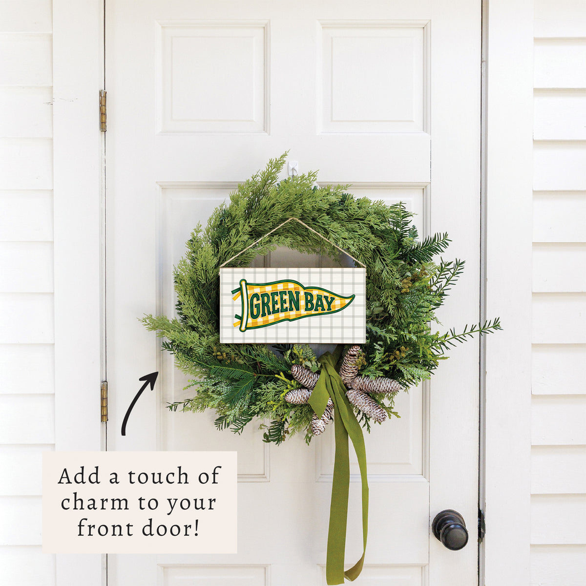 Green Bay Banner Twine Sign