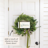 Welcome Go Green Bay Twine Sign