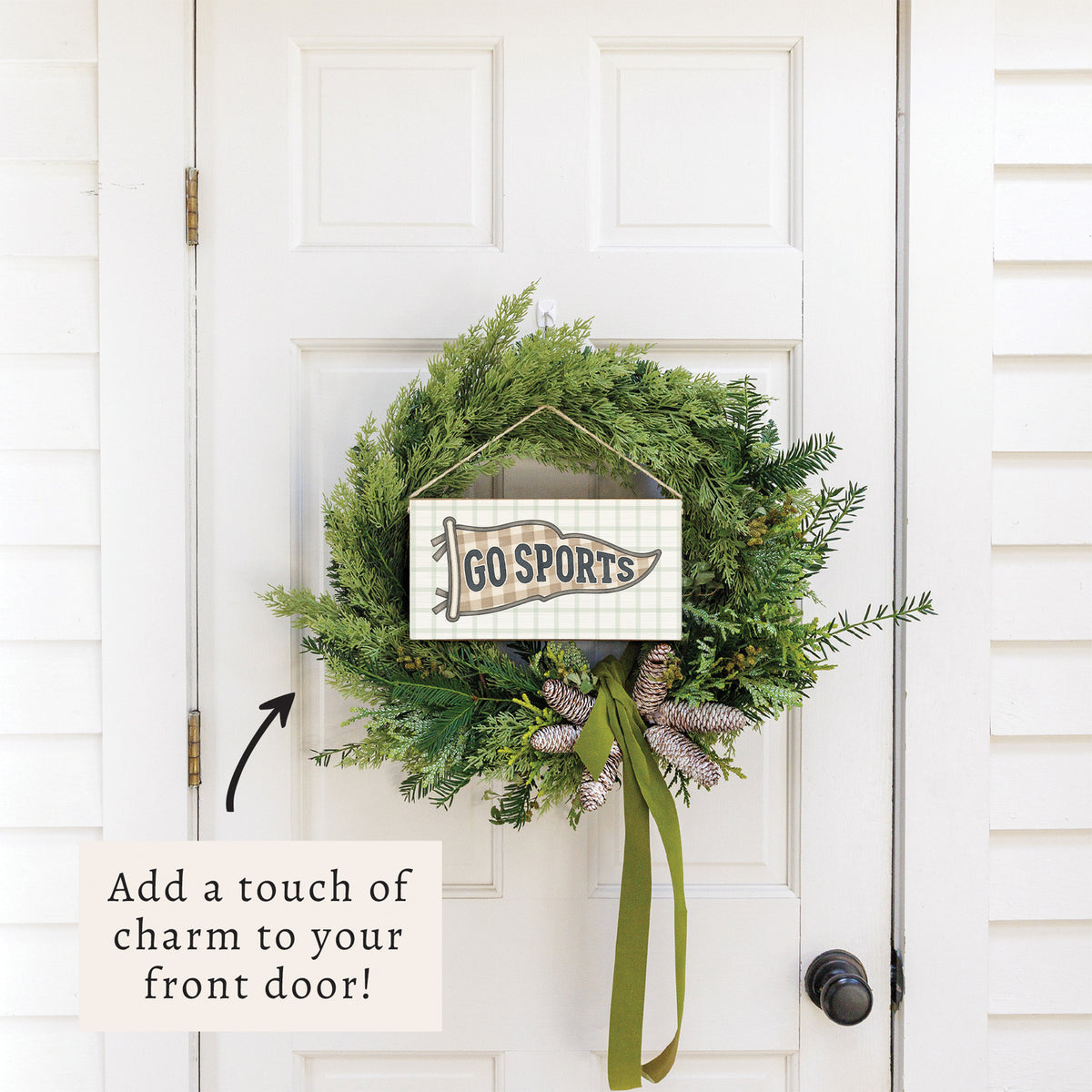 Go Sports Flag Twine Sign