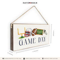 Game Day Football Icons Twine Sign