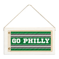 Go Philly Flag Twine Sign