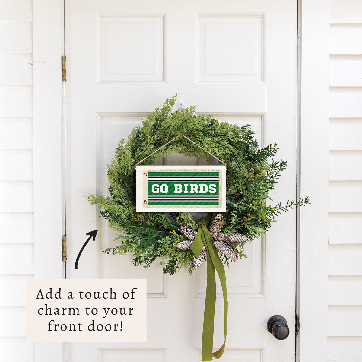 Birds Flag Twine Sign