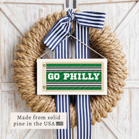 Go Philly Flag Twine Sign