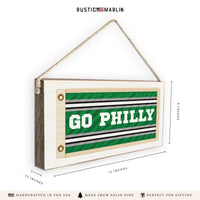 Go Philly Flag Twine Sign