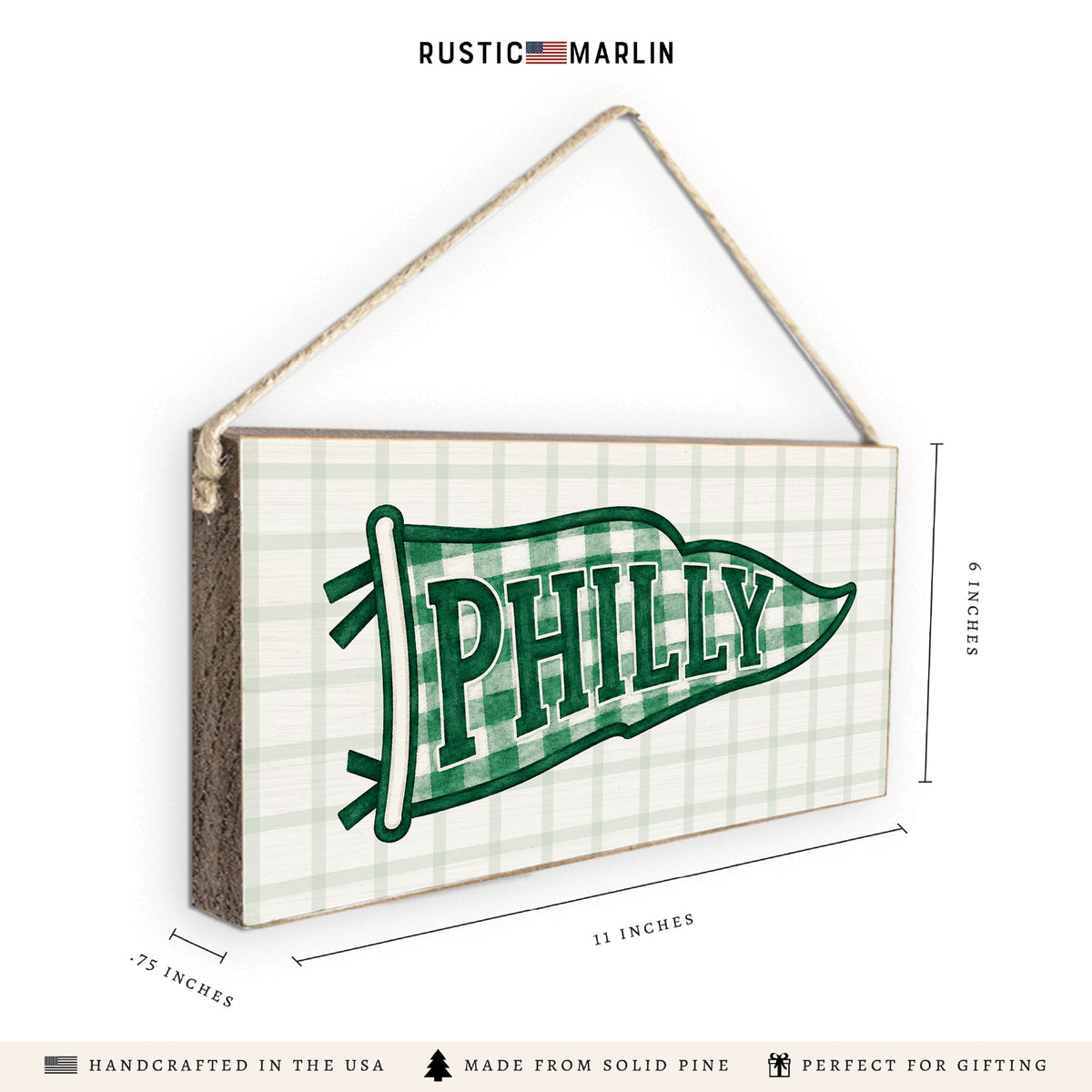 Philly Banner Twine Sign