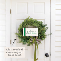 Welcome Go Birds Twine Sign