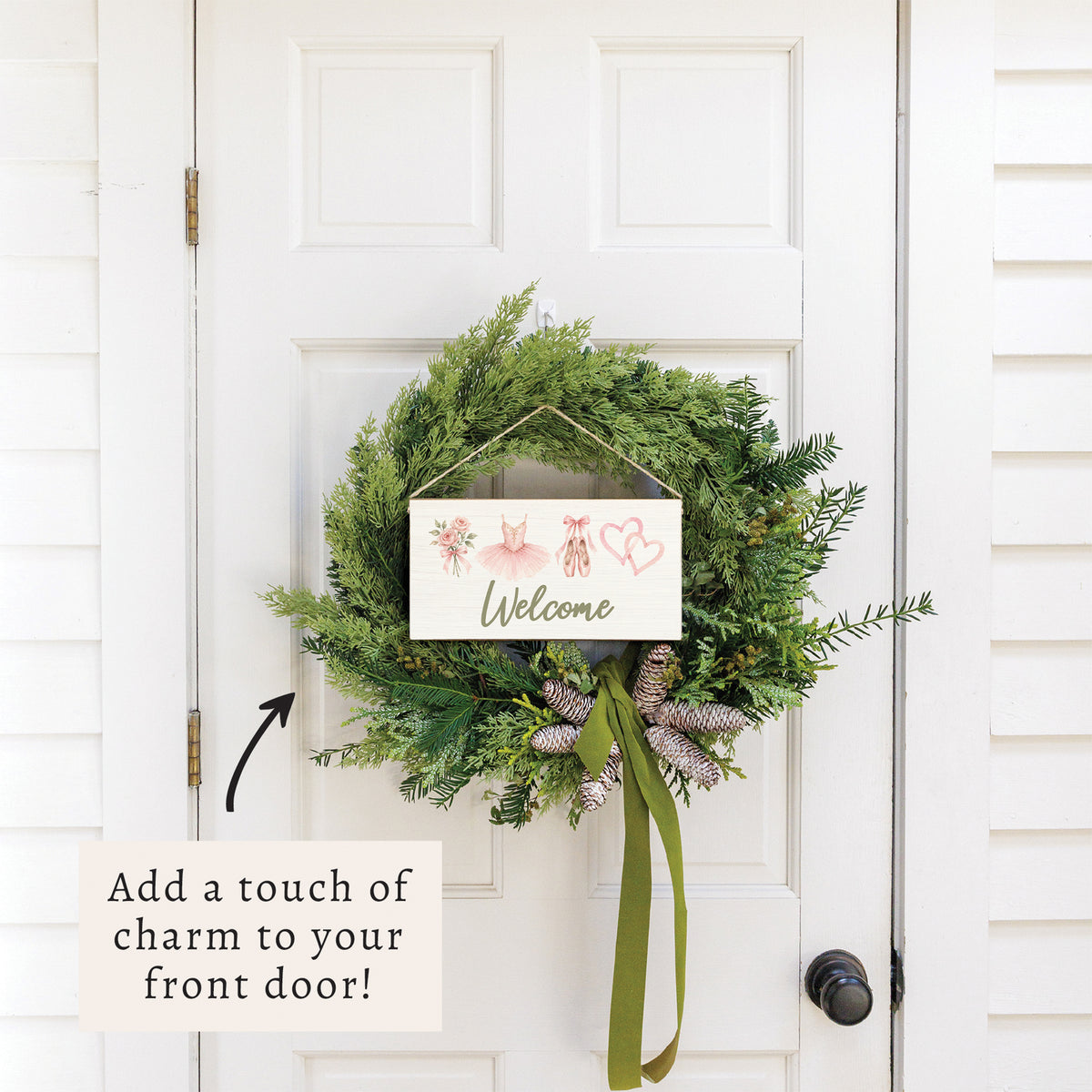 Ballet Icons Welcome Twine Sign