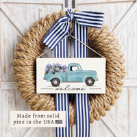 Hydrangea Truck Twine Sign
