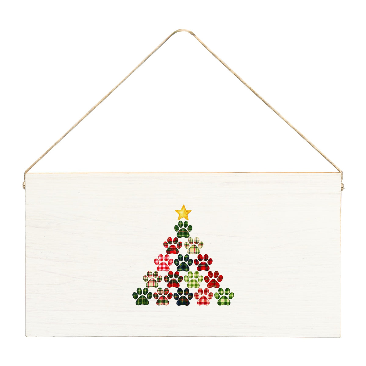 Paw Tree Twine Sign