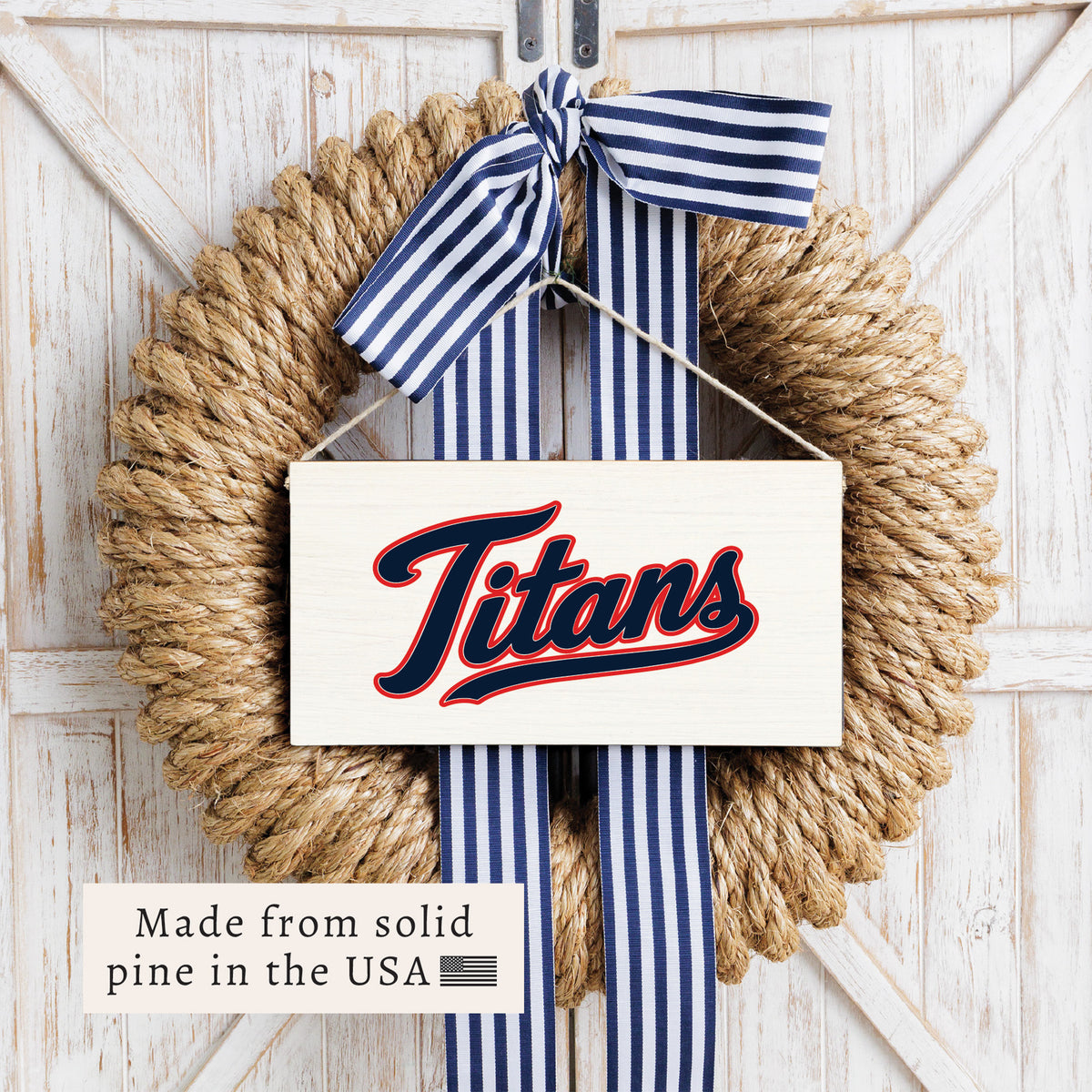 Titans Script Twine Sign