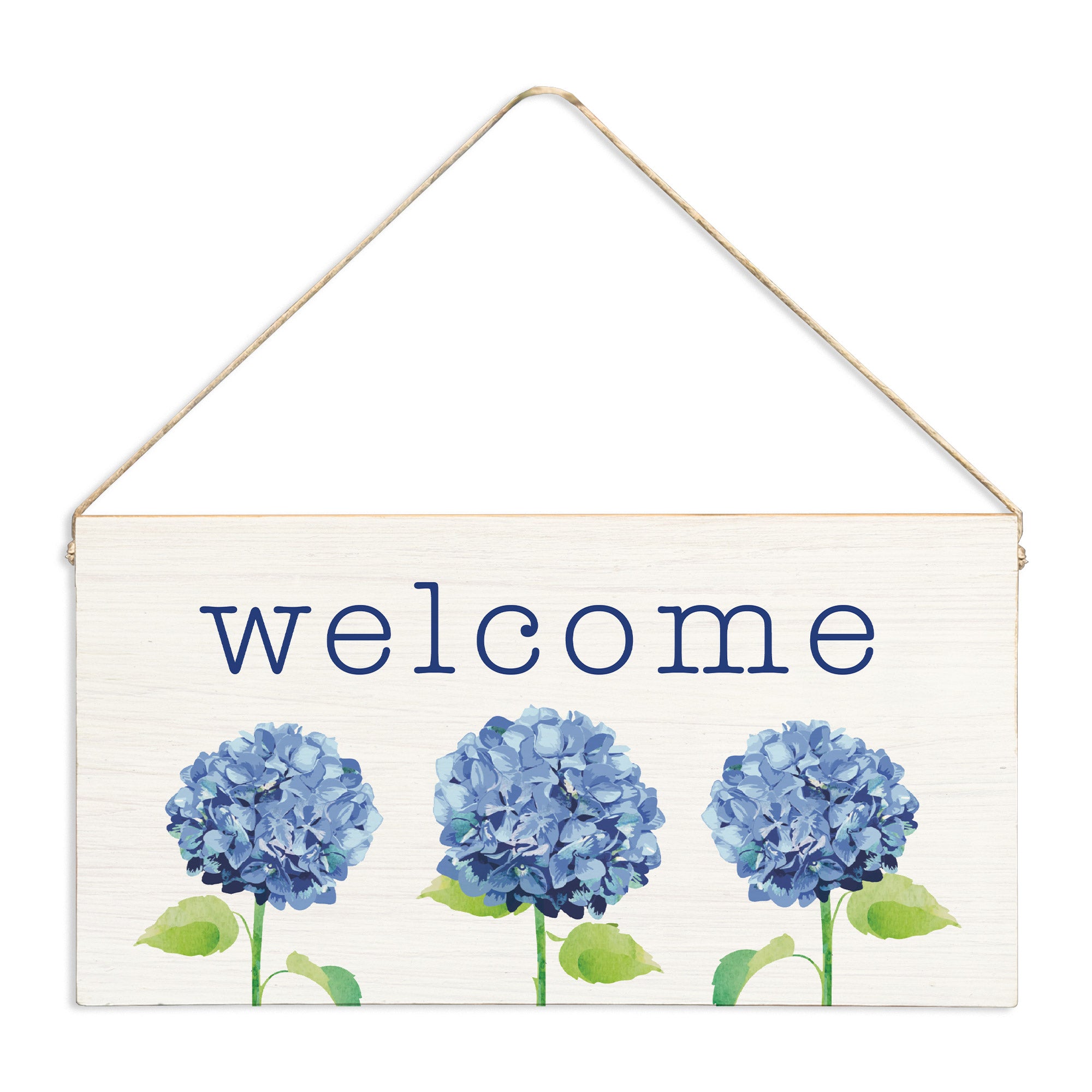 Rustic Marlin Hydrangea Welcome Sign - Thumbnail 5