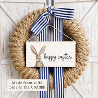 Happy Easter Bunny Twine Sign