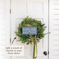 Cape Coordinates Twine Sign