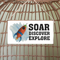 Soar Discover Explore Twine Sign