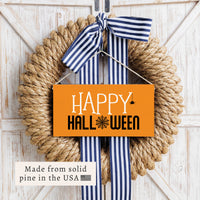 Happy Halloween Twine Sign